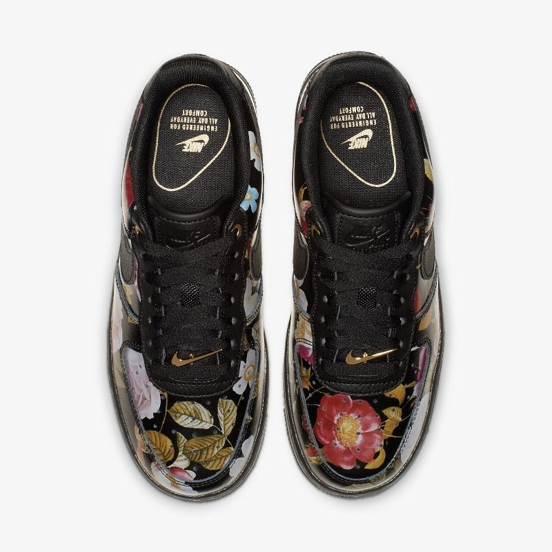 Nike Air Force 1 Low LXX Black Flower AO1017 002 Grailify